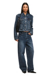 THE BAXTER WASHED INDIGO JACKET | MODEL