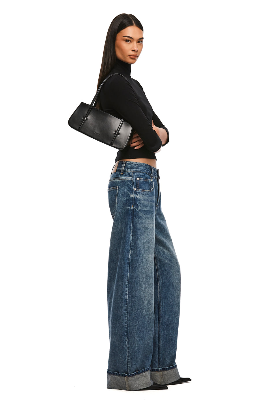THE JENSEN TRUE BLUE CUFFED JEAN | MODEL