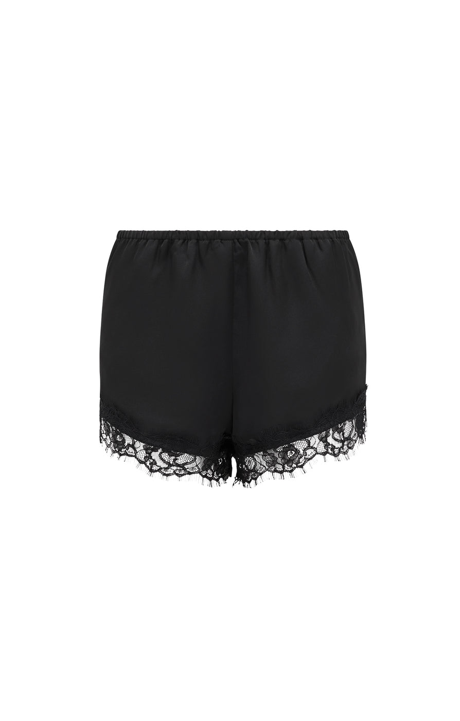 THE BENNY BLACK LACE SHORT | GHOST