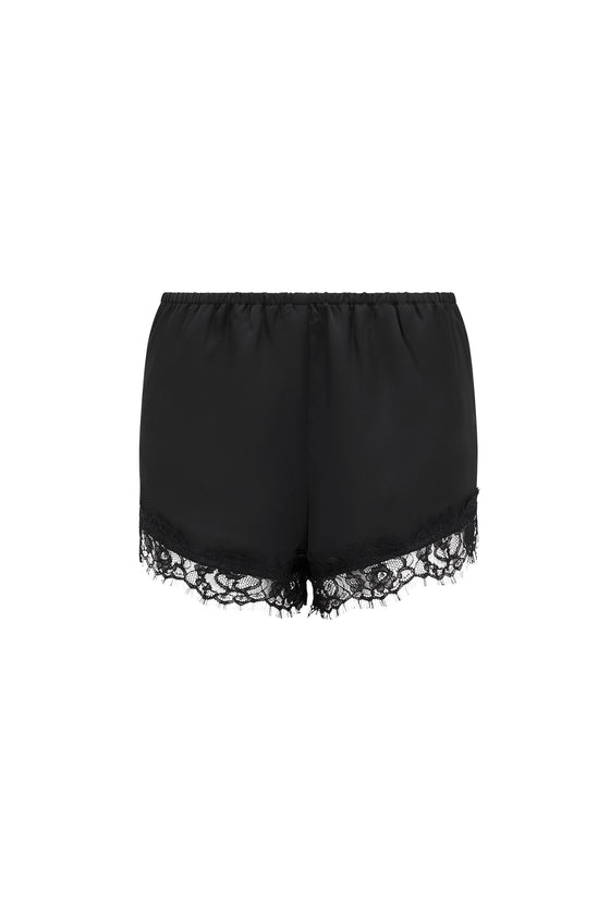 THE BENNY BLACK LACE SHORT