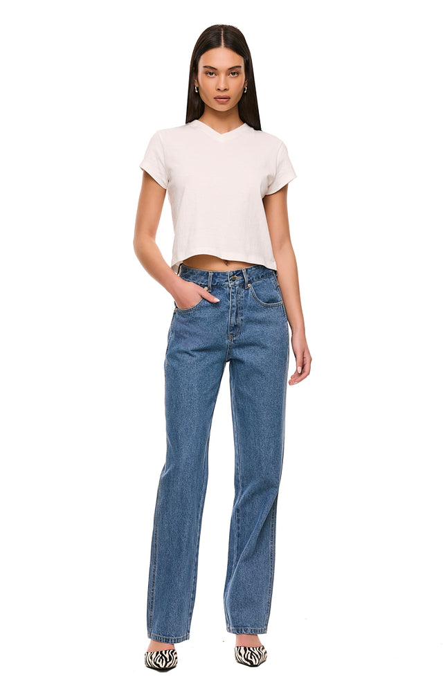 THE XAVIER MID BLUE JEAN 