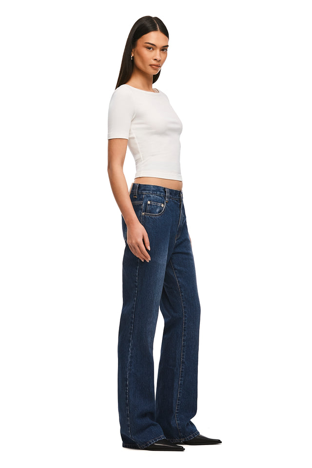 THE BRADY DARK BLUE BOOTCUT JEAN 