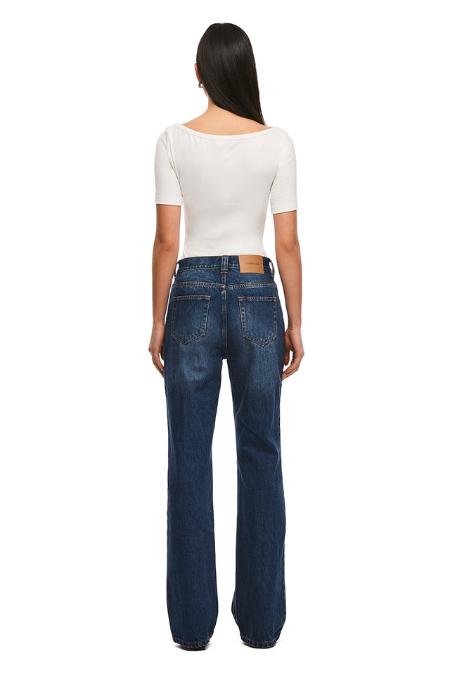 THE BRADY DARK BLUE BOOTCUT JEAN 