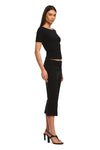THE ZALI BLACK CAPRI | MODEL