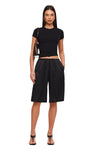 THE AMOS BLACK SHORT | MODEL