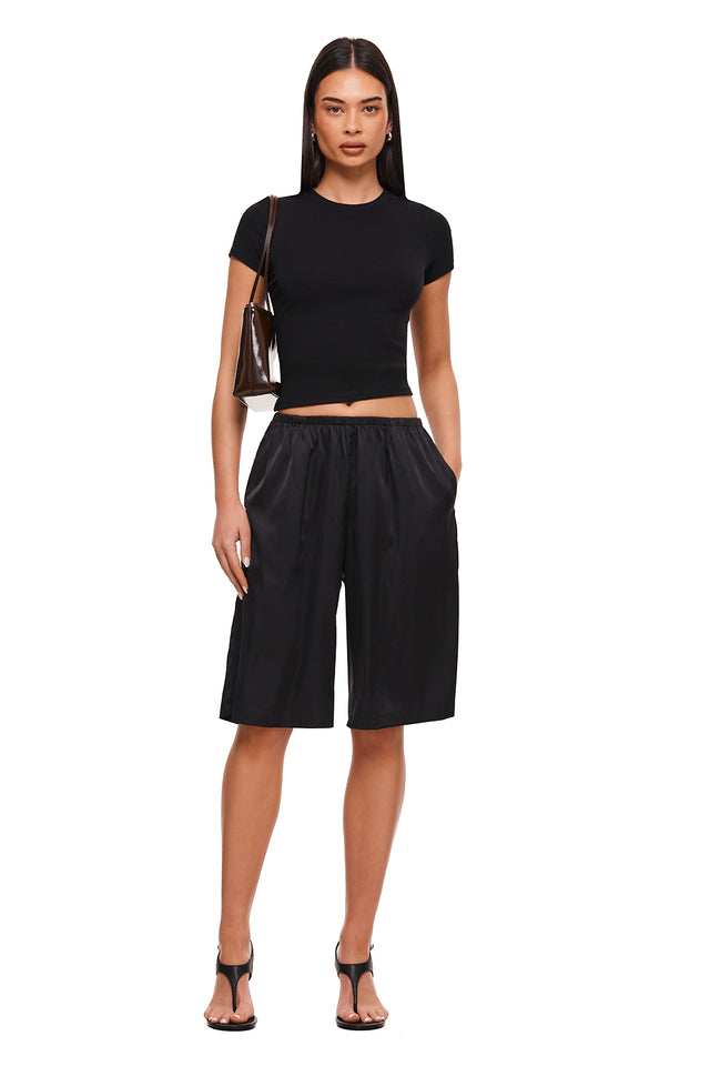 THE AMOS BLACK SHORT 