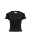 THE CARLY BLACK TEE | GHOST