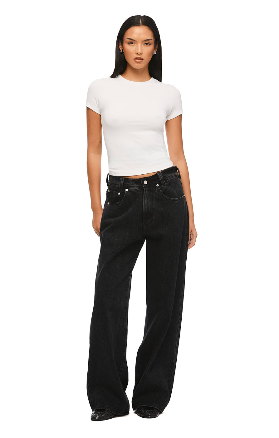 THE MAXWELL BLACK JEAN | MODEL