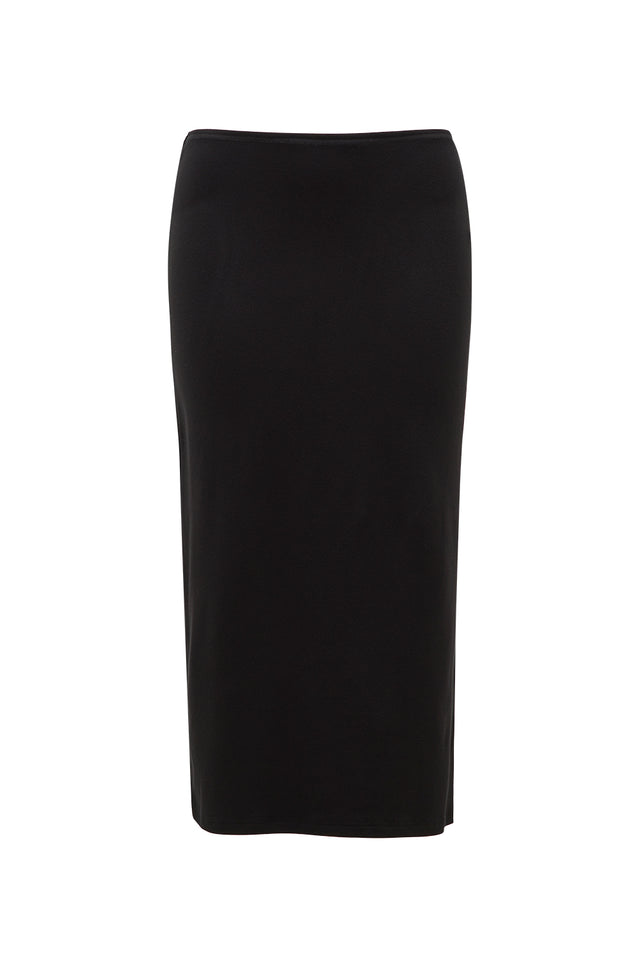 THE CASPAR BLACK MAXI SKIRT 