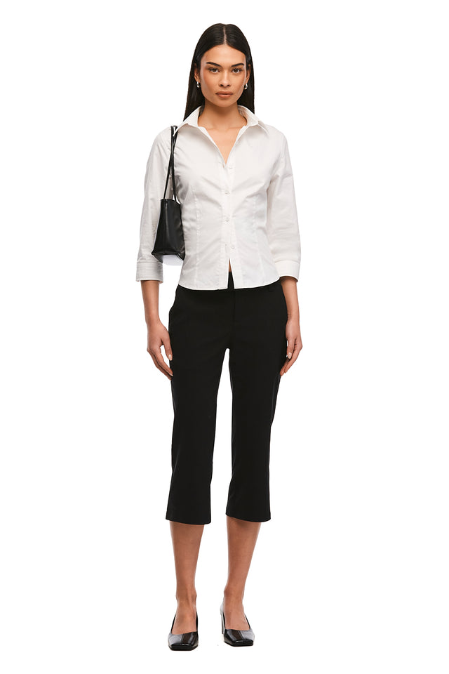 THE ZALI BLACK CAPRI 