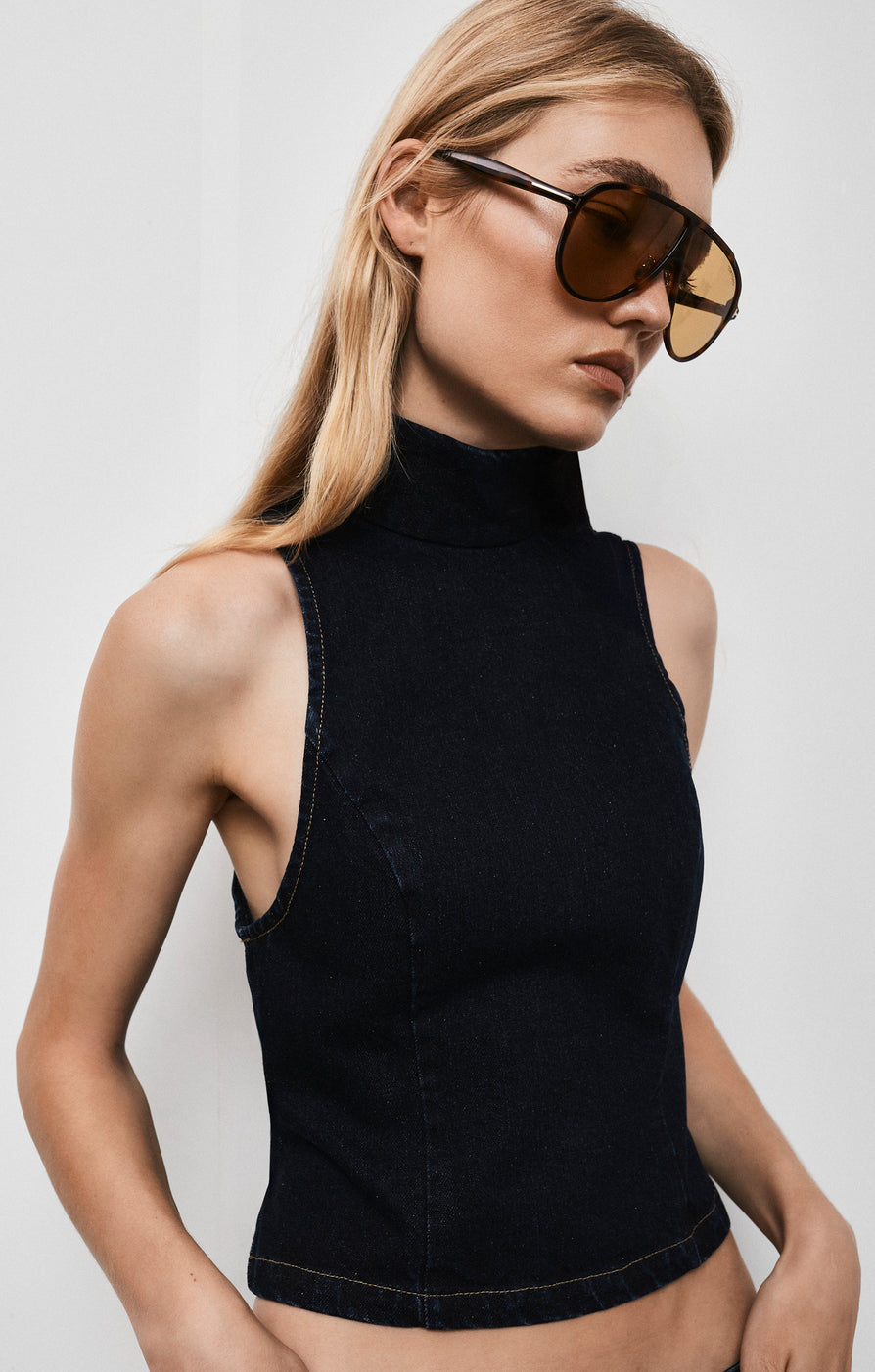 THE LYNCH DARK INDIGO TOP | campaign
