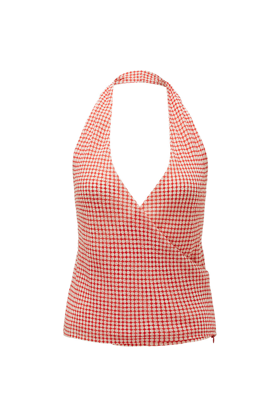 THE COCO RED SPOT TOP | GHOST