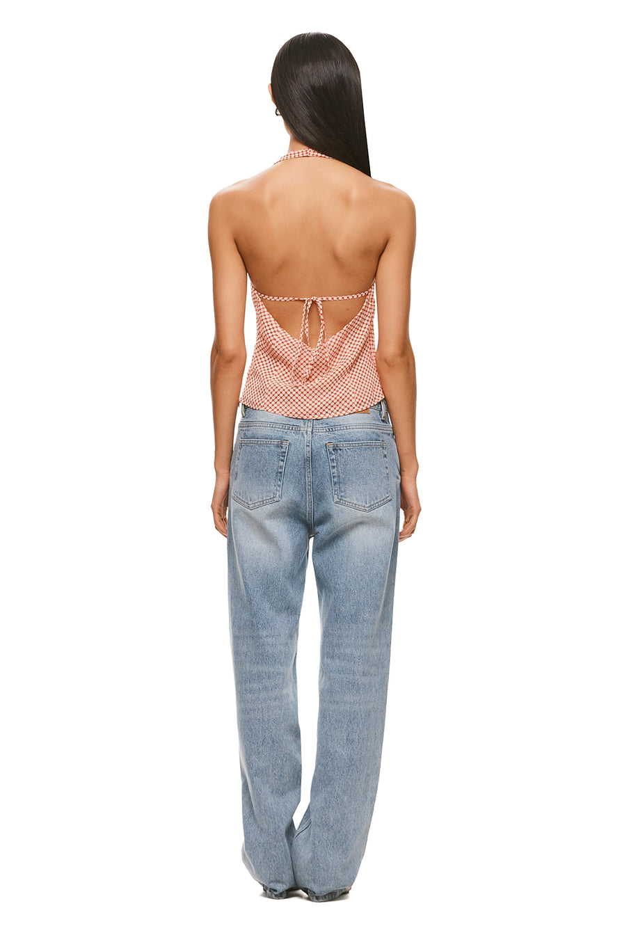 THE COCO RED SPOT TOP | MODEL