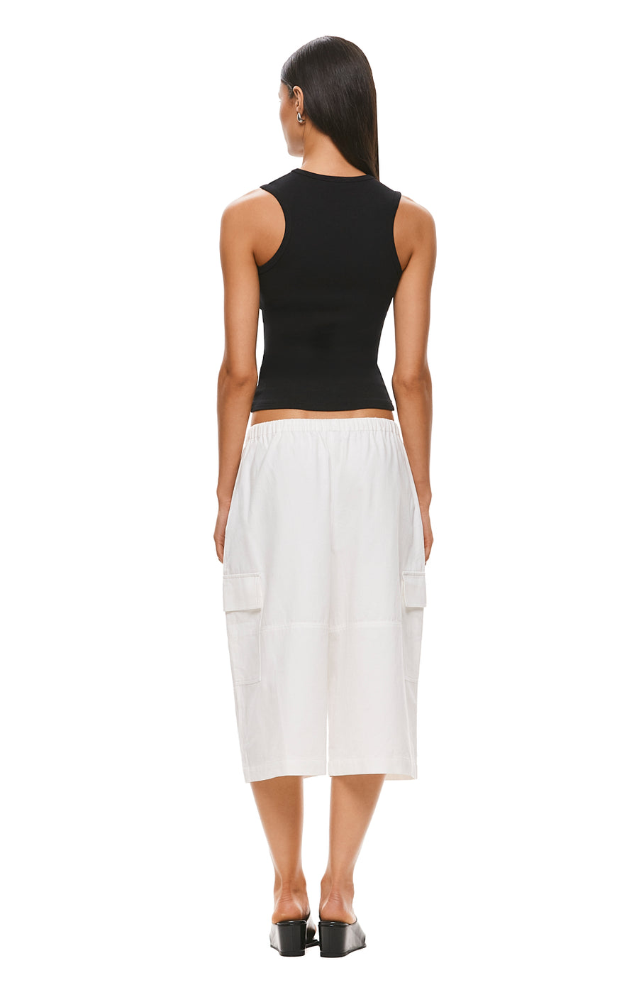 THE ZUMA WHITE SHORT | MODEL