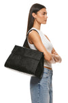 THE SIDNEY BLACK CROC TOTE | OTB