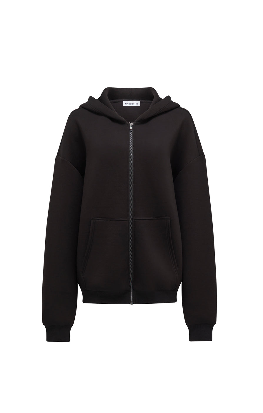 THE DARIA BLACK HOODIE | GHOST