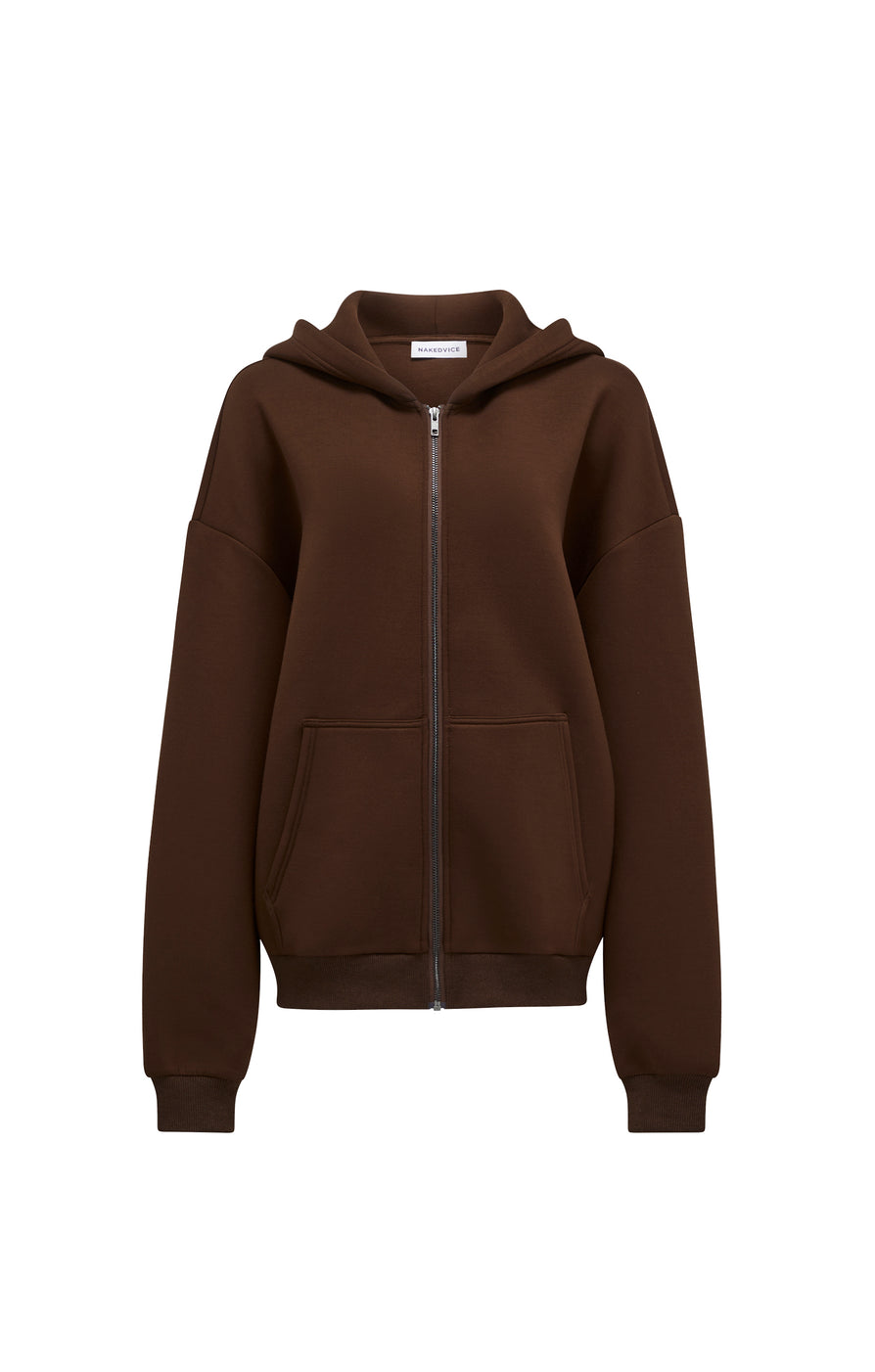 THE DARIA COFFEE HOODIE | ghost
