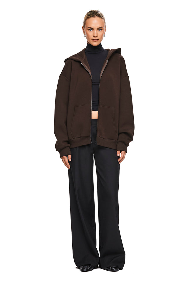 THE DARIA COFFEE HOODIE 