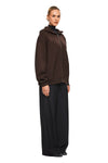 THE DARIA COFFEE HOODIE | MODEL