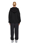 THE DARIA BLACK HOODIE | MODEL