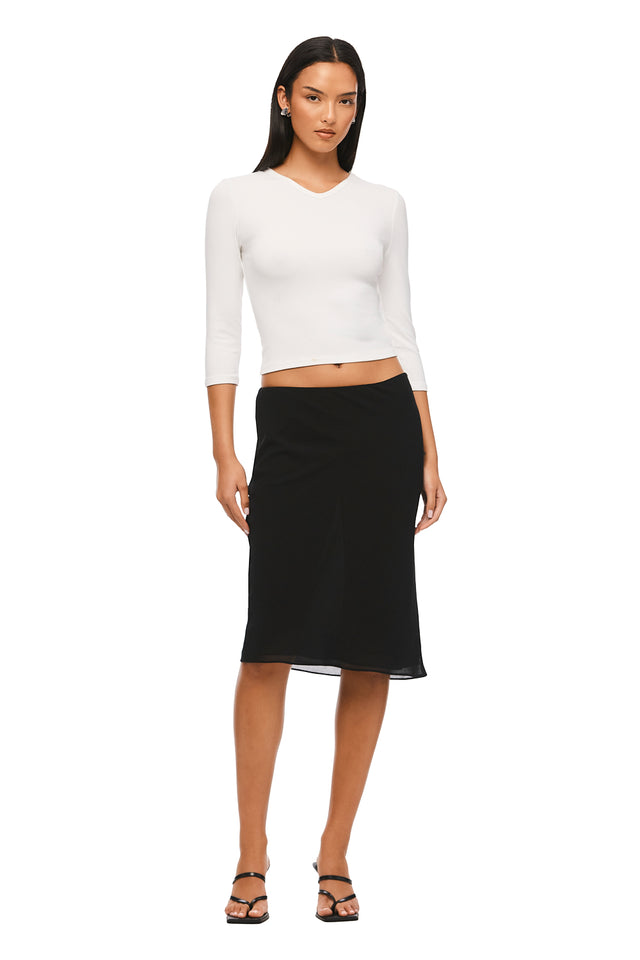 THE DAISY BLACK SKIRT 