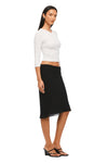 THE DAISY BLACK SKIRT | MODEL
