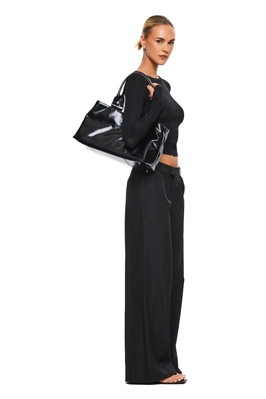 THE HUDDY BLACK TOTE | mod