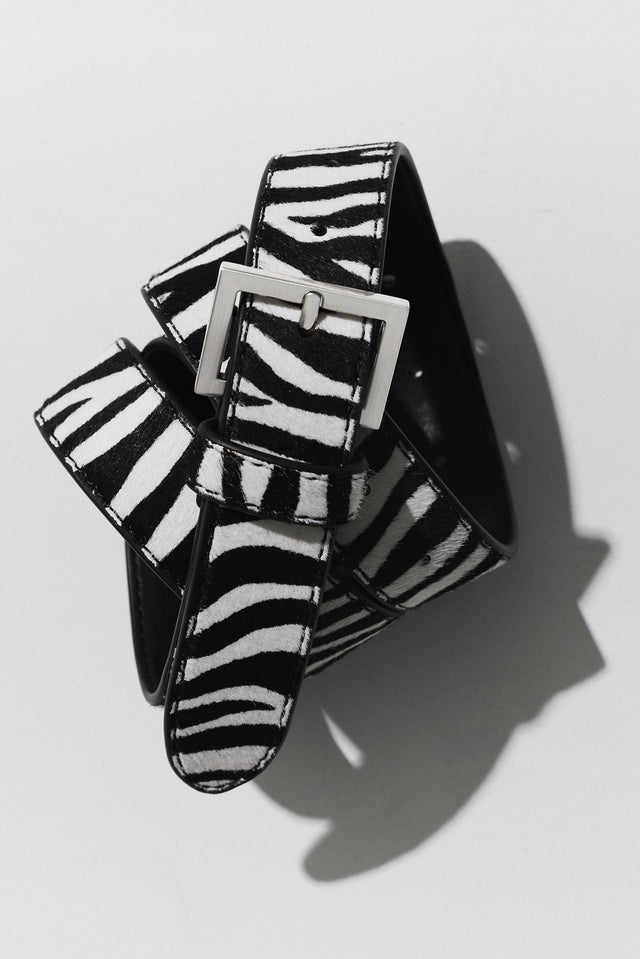 THE DUKE ZEBRA BELT 