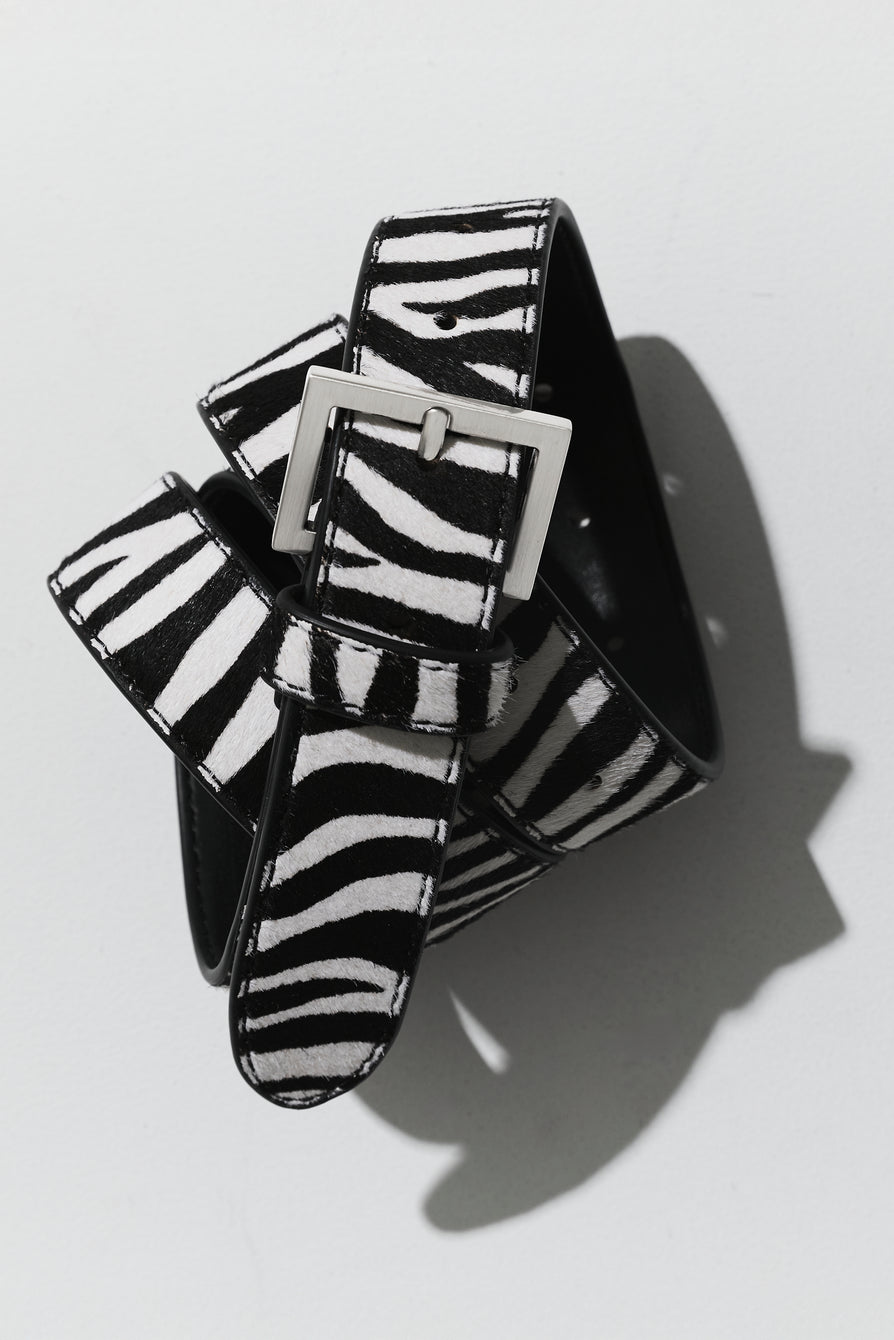THE DUKE ZEBRA BELT | lifestyle