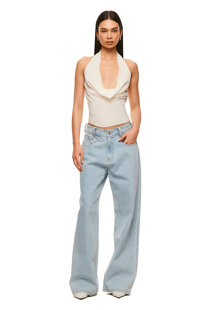 THE EMMA VANILLA TOP | MODEL