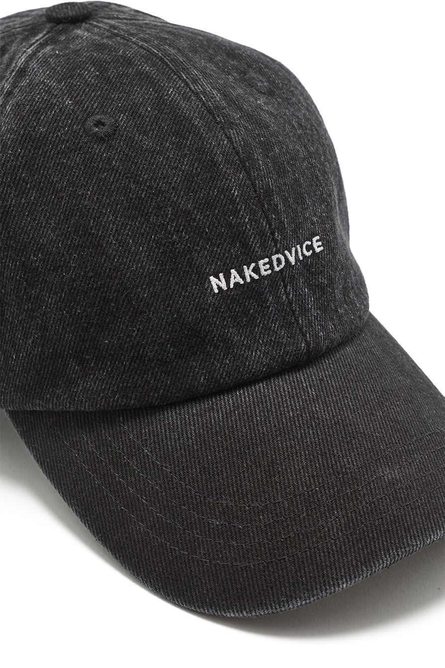 THE ESSENTIALS BLACK DENIM CAP | GHOST