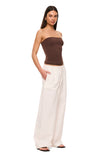 THE FERGIE CHOCOLATE BANDEAU | MODEL