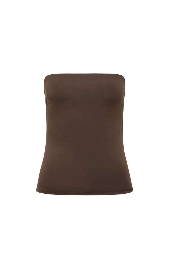 THE FERGIE CHOCOLATE BANDEAU 