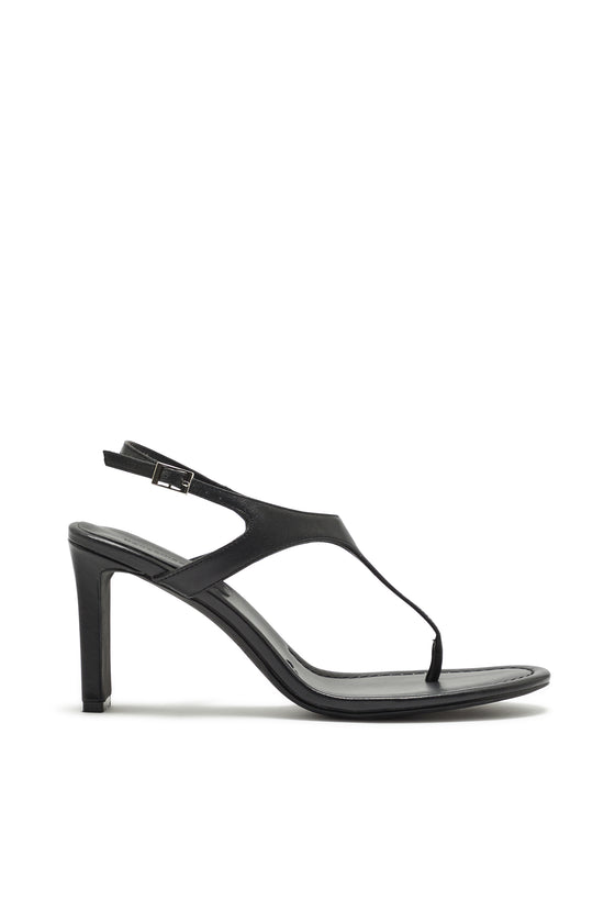 THE GIA BLACK THONG HEEL