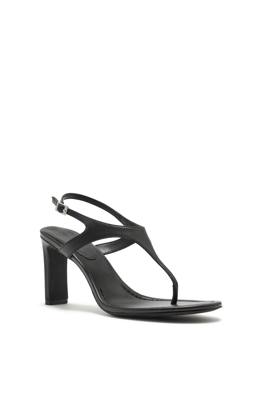 THE GIA BLACK THONG HEEL | GHOST
