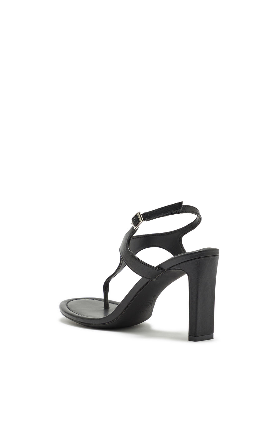 THE GIA BLACK THONG HEEL | GHOST