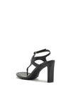 THE GIA BLACK THONG HEEL | GHOST