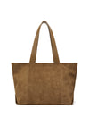 THE GINA MOCHA SUEDE BAG | GHOST