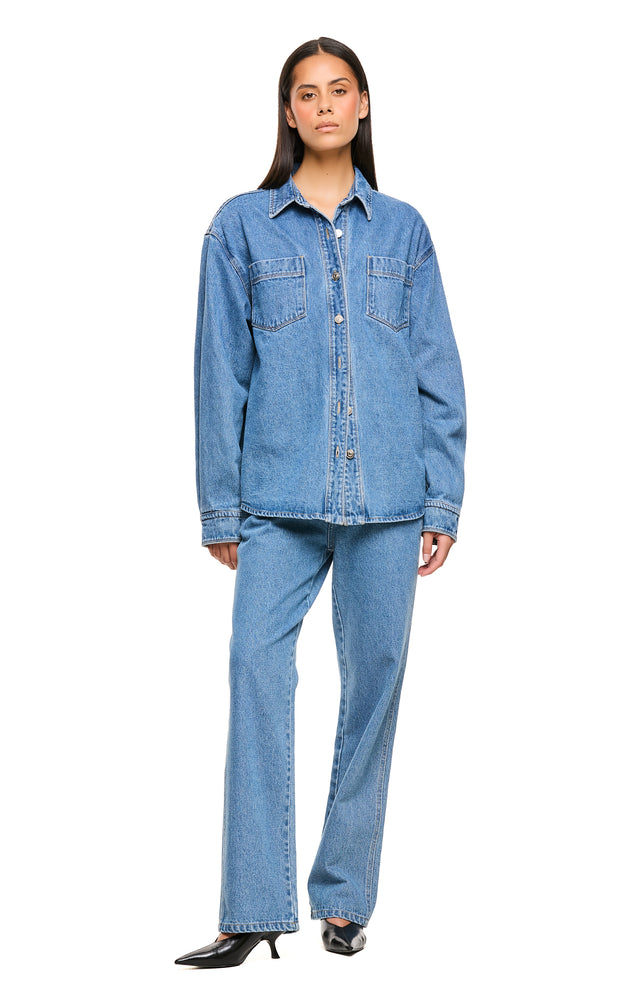 THE HENDRIX MID BLUE SHIRT 
