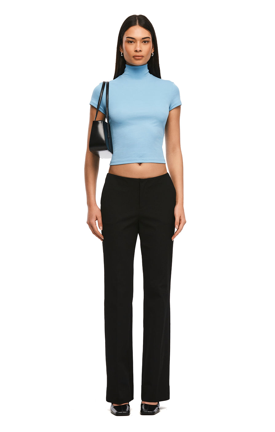 THE HIGGINS AQUAMARINE TOP | MODEL