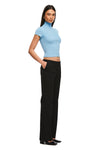 THE HIGGINS AQUAMARINE TOP | MODEL