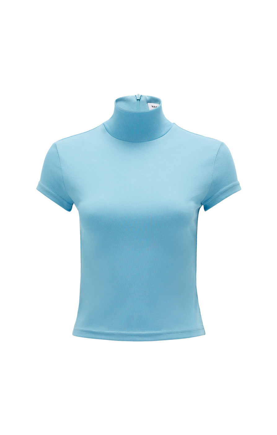 THE HIGGINS AQUAMARINE TOP | GHOST