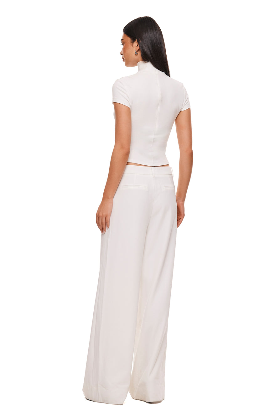 THE RAYNER WHITE PANT | MODEL
