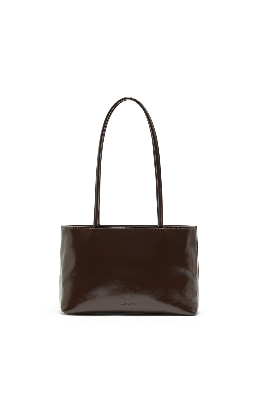 THE HILLARY DARK BROWN BAG | GHOST