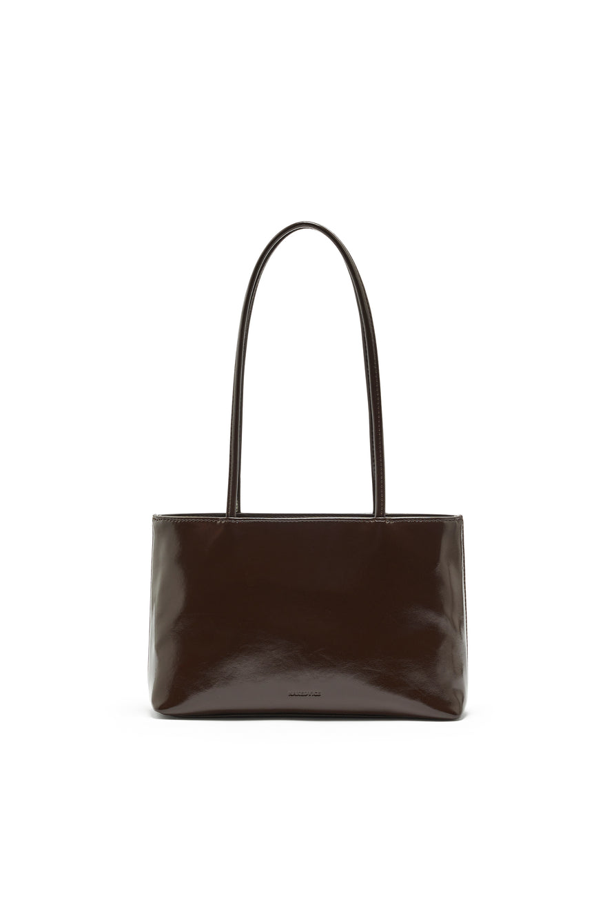 THE HILLARY DARK BROWN BAG | GHOST