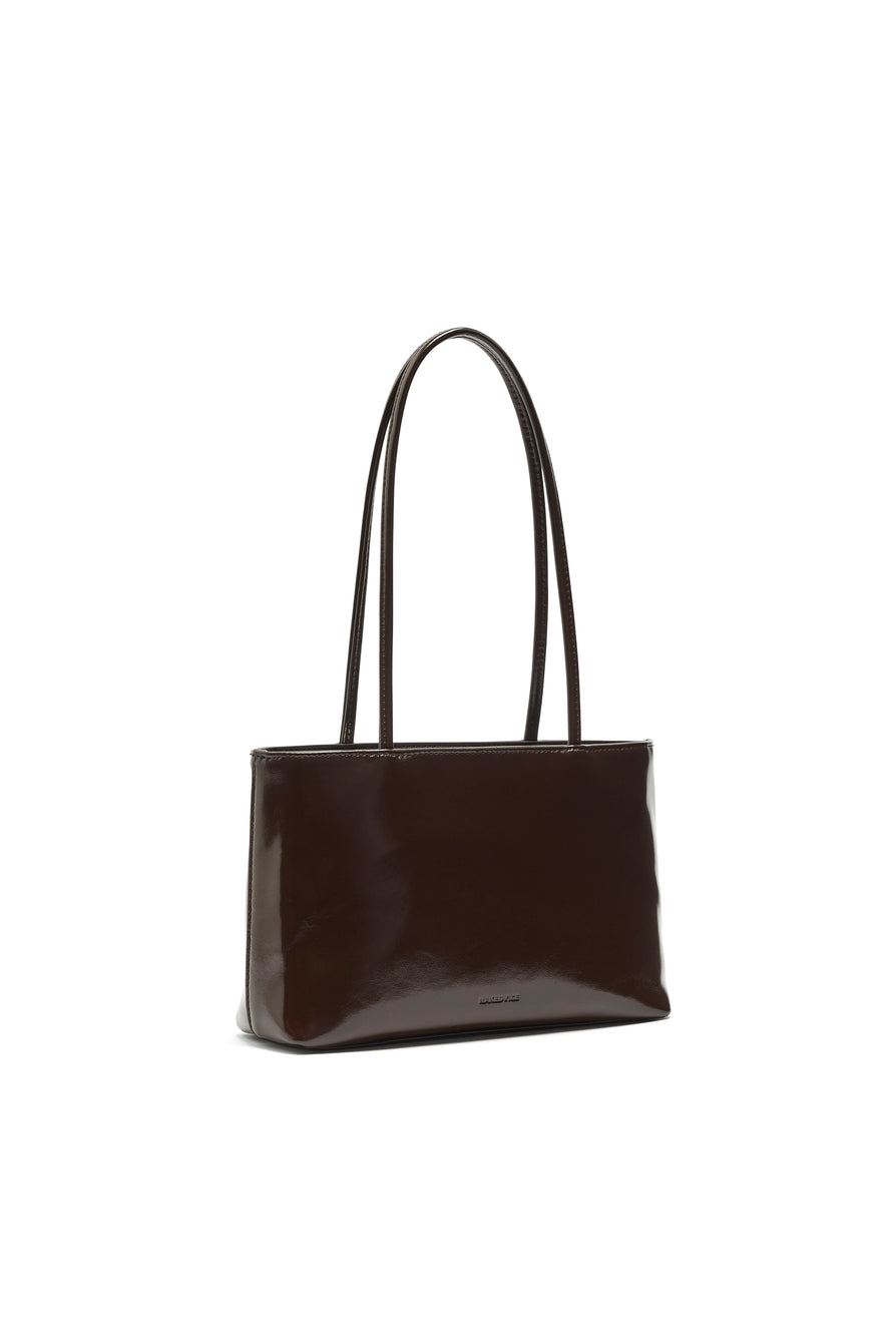 THE HILLARY DARK BROWN BAG | GHOST