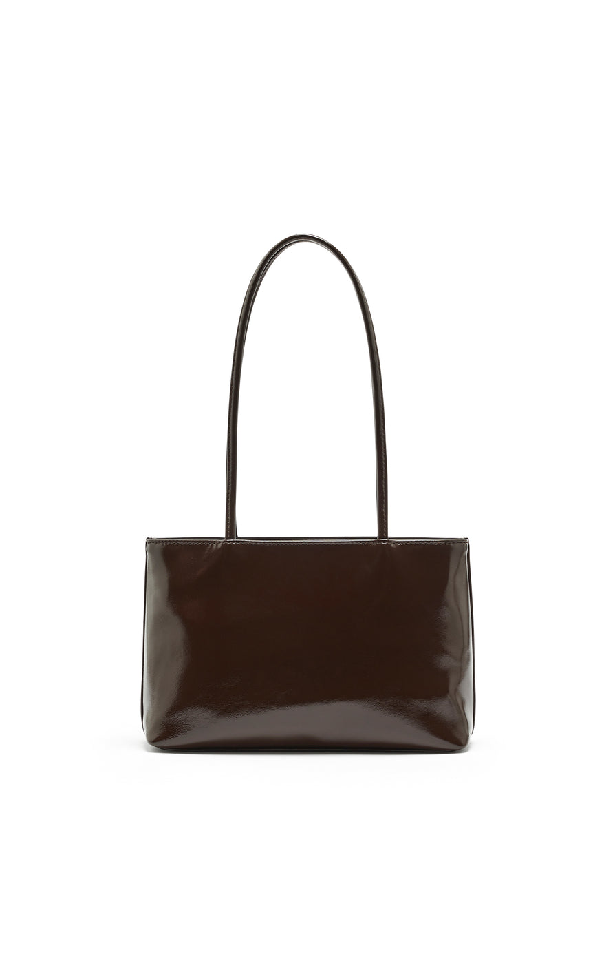 THE HILLARY DARK BROWN BAG | GHOST
