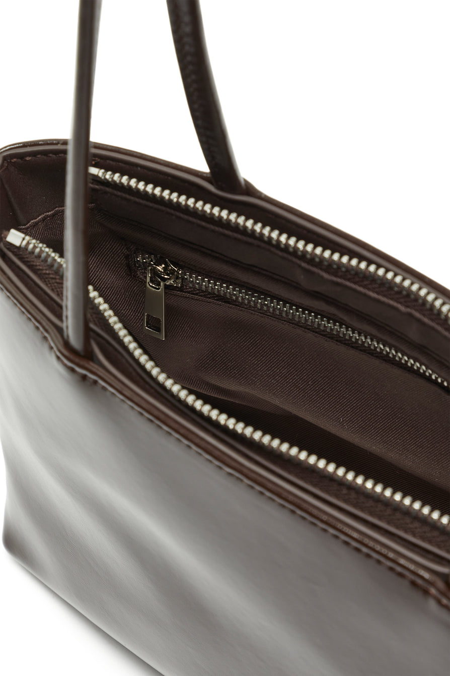 THE HILLARY DARK BROWN BAG | GHOST