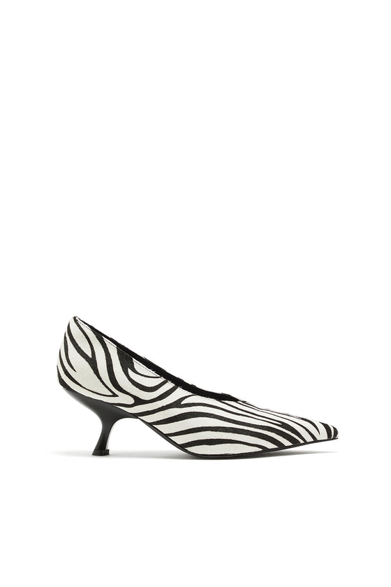 THE HILTON ZEBRA PRINT HEEL