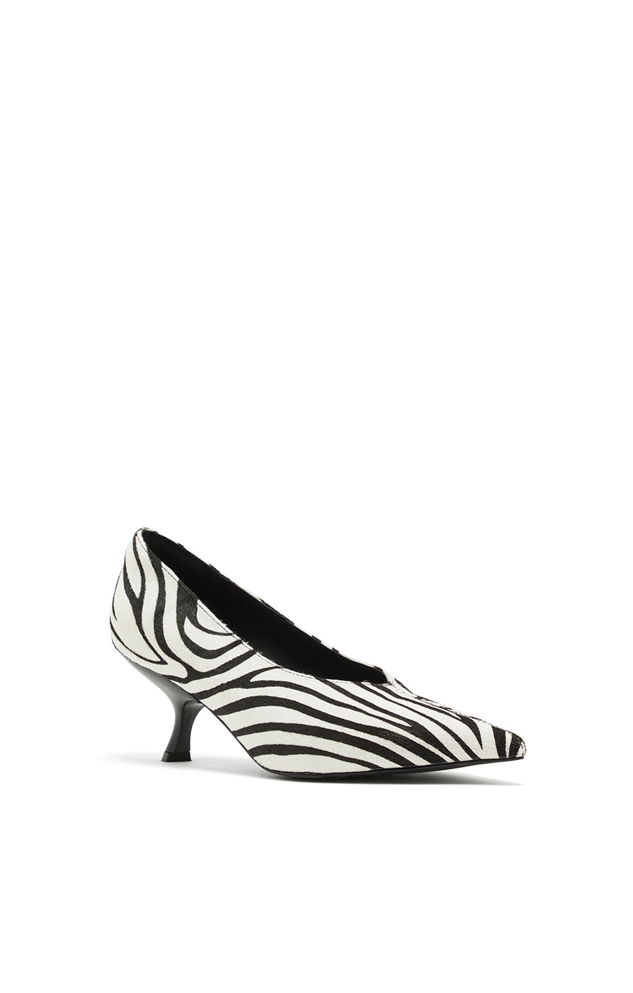 THE HILTON ZEBRA PRINT HEEL | GHOST